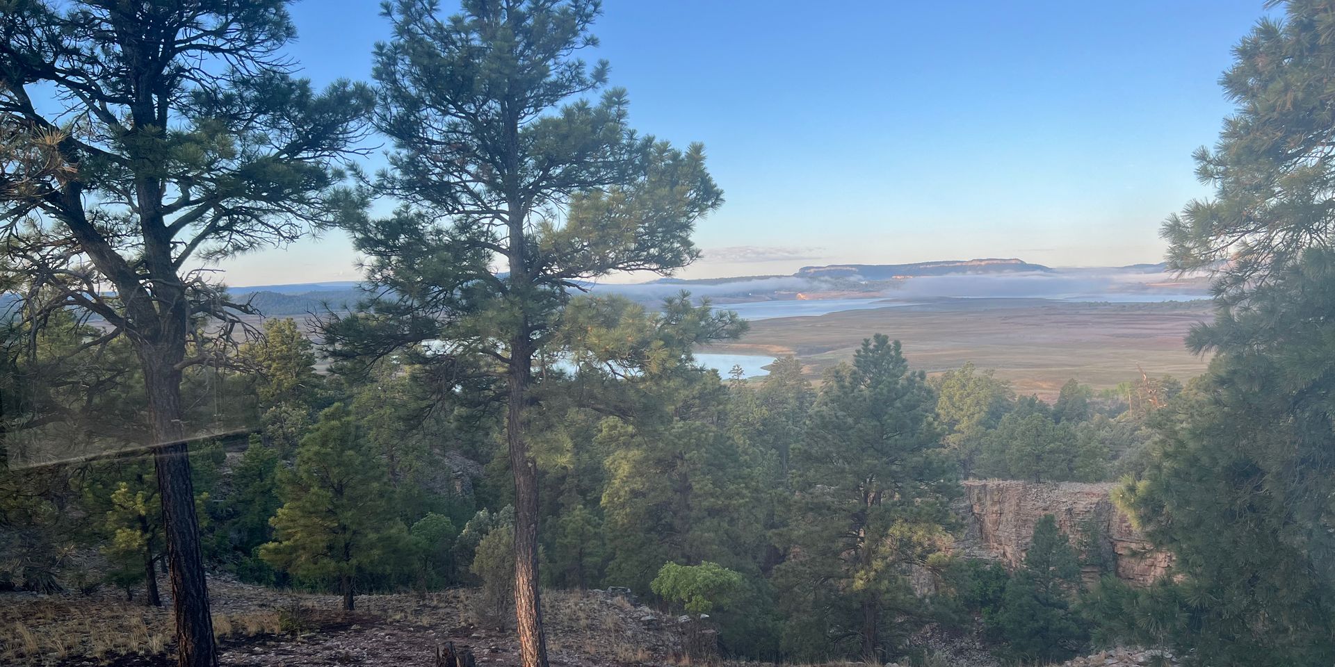 Morning over the lake from Laguna Vista Estates
