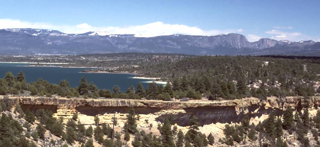 Heron Lake with Brazos Mountains