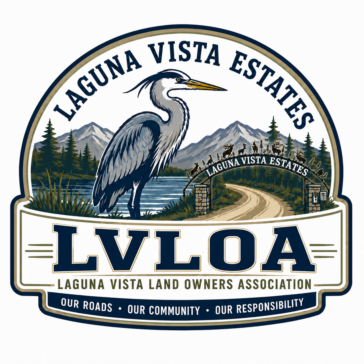 Logo of the Laguna Vista Land Owners Association