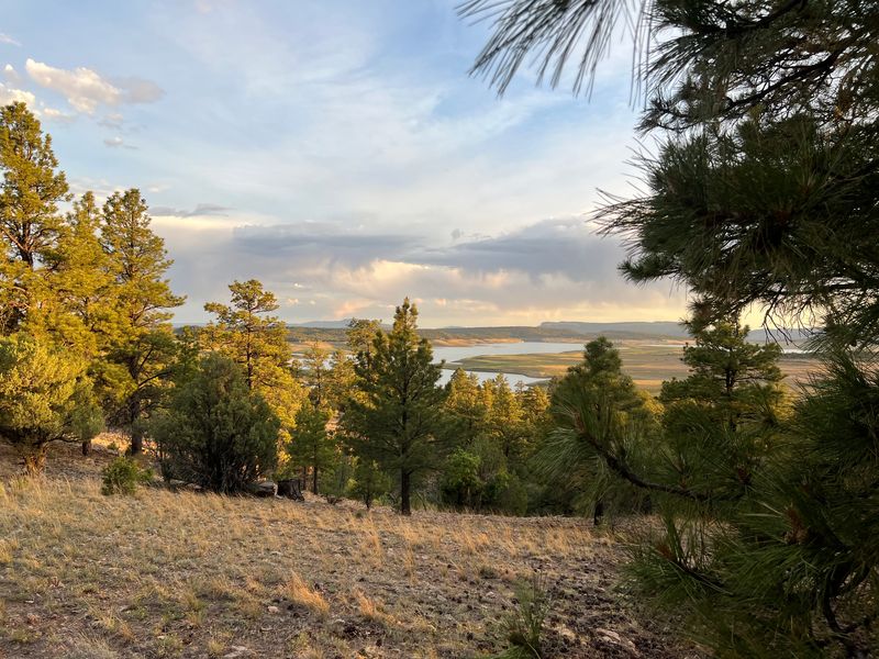 Sunset over the lake from Laguna Vista Estates