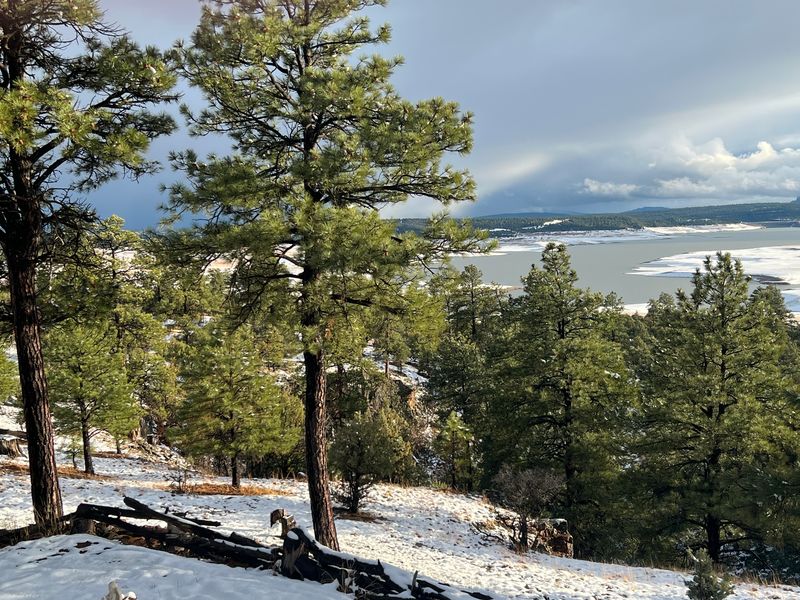 Winter snow at Laguna Vista Estates